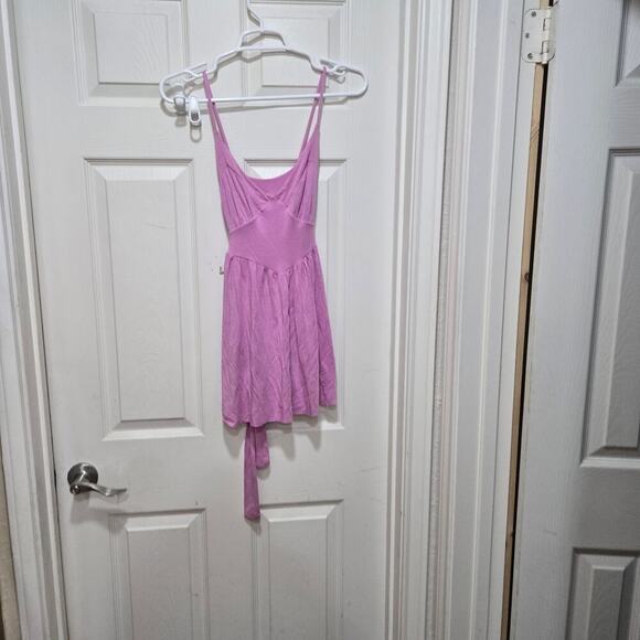 Rachel pally top womens size xs pink tank top babydoll tie back soft top y2k - Picture 3 of 10